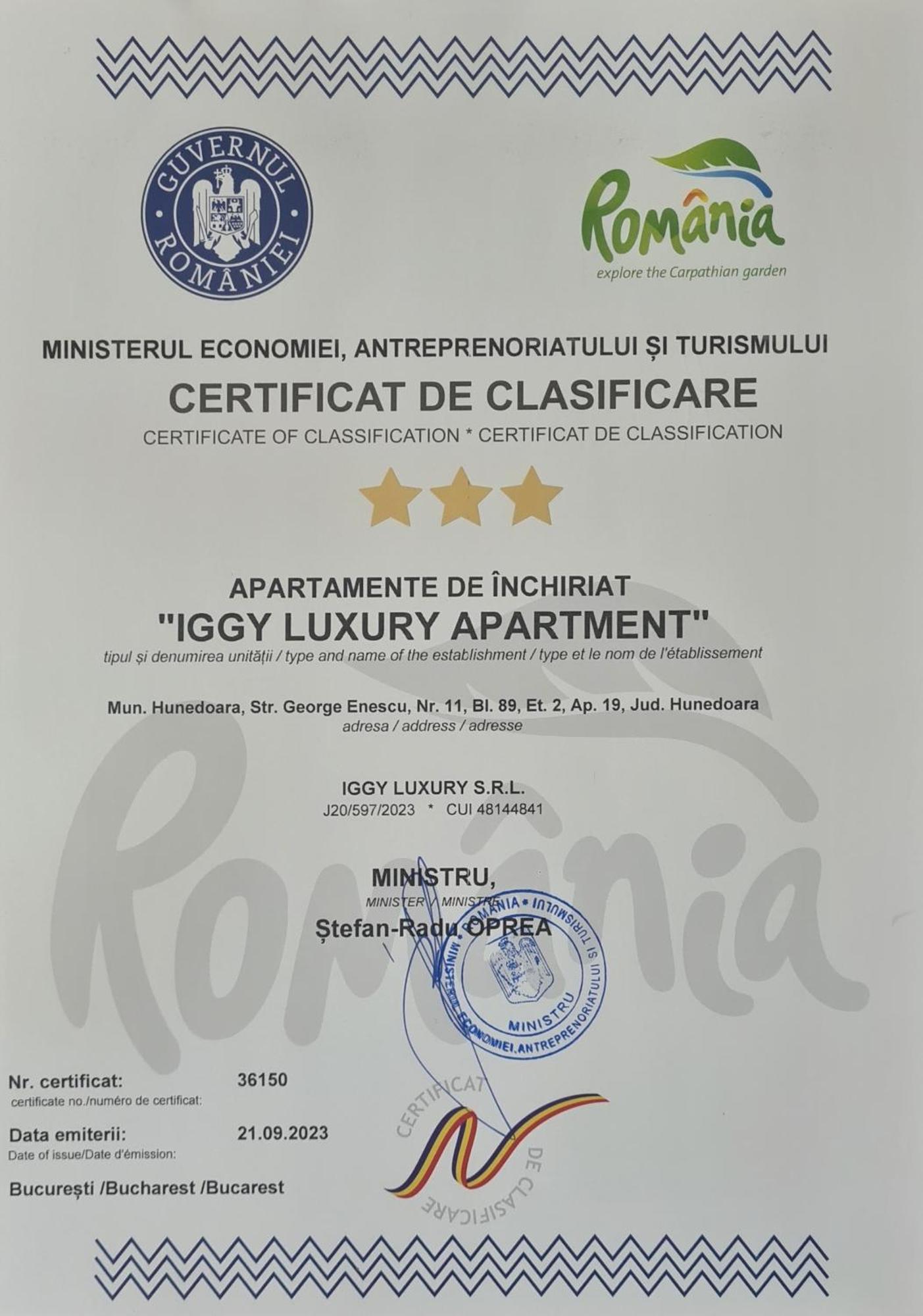 Iggy Luxury Apartment Хунедоара Екстер'єр фото